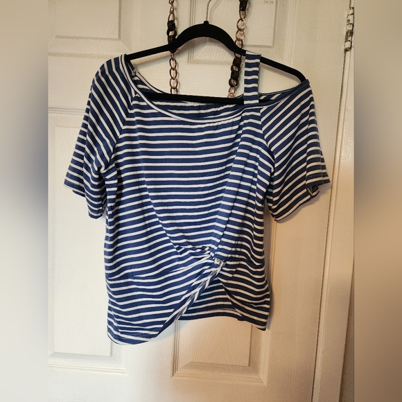 SHEIN Tops - 2/$15 Striped Crop top
